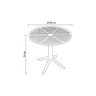 Mesa para Jardim Drops 60 Cm X 75 Cm - 2