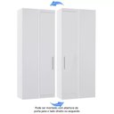 Ver imagem 3 de Guarda-roupa Canto Reto Modulado 1 Porta Alpes Luciane