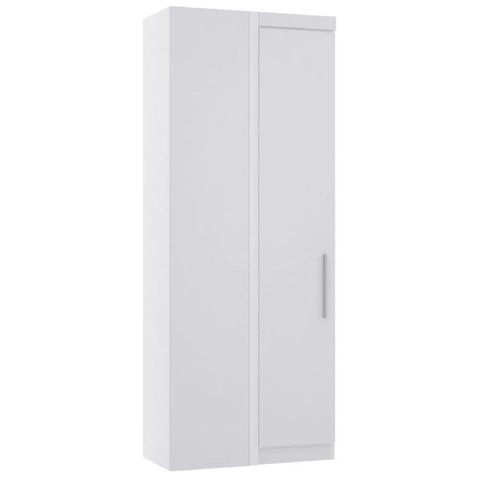Guarda-roupa Canto Reto Modulado 1 Porta Alpes Luciane