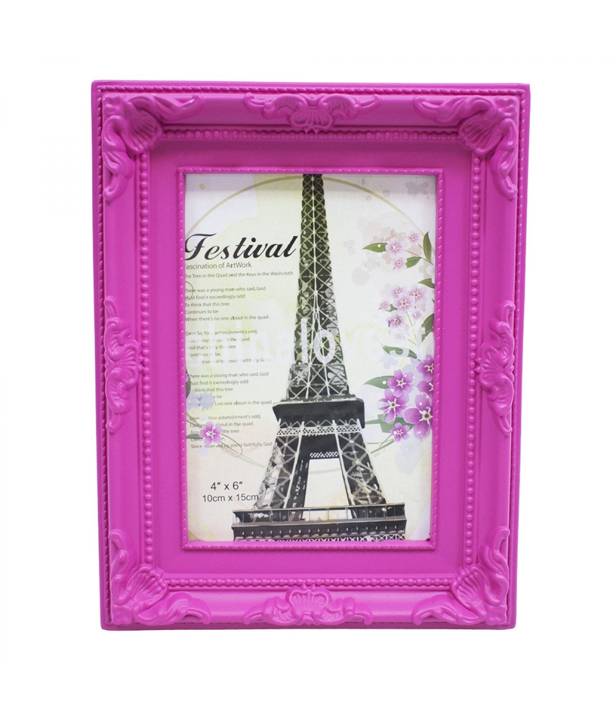 Porta Retrato Preto 1 Foto 10x15cm - 1