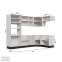 Ver imagem 4 de Cozinha Modulada 7 Peças sem Tampo com Rodapé Ipanema CabeCasa MadeiraOriginals