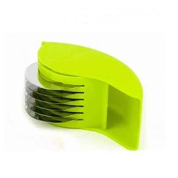 Picador Triturador de Temperos Ervas Multiuso Triturador Massas Fatiador Rolo Inox 6 Laminas Pratico - 1