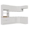 Cozinha Modulada 7 Peças sem Tampo com Rodapé Ipanema CabeCasa MadeiraOriginals - 5