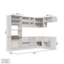Ver imagem 4 de Cozinha Modulada 7 Peças sem Tampo com Rodapé Ipanema CabeCasa MadeiraOriginals