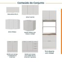 Ver imagem 3 de Cozinha Planejada 7 Peças sem Tampo com Rodapé Ipanema CabeCasa MadeiraOriginals Branco