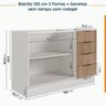 Cozinha Modulada 7 Peças sem Tampo com Rodapé Ipanema CabeCasa MadeiraOriginals - 14
