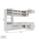 Ver imagem 4 de Cozinha Modulada 7 Peças sem Tampo com Rodapé Ipanema CabeCasa MadeiraOriginals