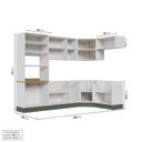 Ver imagem 4 de Cozinha Modulada 7 Peças sem Tampo com Rodapé Ipanema CabeCasa MadeiraOriginals