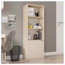 Ver imagem 2 de Armário Alto Escritório 1 Porta Recta Bege Caemmun