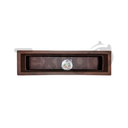 Ver imagem 4 de Vaso Floreira Jardineira Flat Polietileno 57x15x15cm Japi - Aço Corten