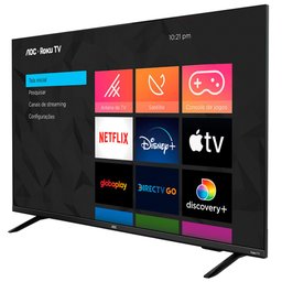 Smart Tv LED 43 Polegadas Full HD Wi-Fi USB HDMI Roku AOC - 2