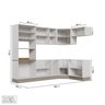 Cozinha Modulada 7 Peças sem Tampo com Rodapé Ipanema CabeCasa MadeiraOriginals - 4