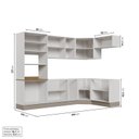 Ver imagem 4 de Cozinha Modulada 7 Peças sem Tampo com Rodapé Ipanema CabeCasa MadeiraOriginals