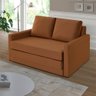 Sofá Simi 2 em 1 Sofá Cama Terracota Estofama - 1