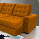 Ver imagem 6 de Sofá 4 Lugares Coliseu 2.90m Retrátil e Reclinável Super Pillow - Terra