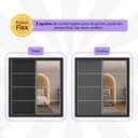 Ver imagem 6 de Guarda-roupas Casal com Espelho 2 Portas de Correr 4 Gavetas Chicago Multimóveis Mp4316 Preto