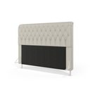Ver imagem 2 de Cabeceira Bellatrix 160 para Cama Queen Courino Bege Aradecor