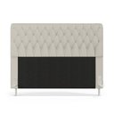 Ver imagem 3 de Cabeceira Bellatrix 160 para Cama Queen Courino Bege Aradecor