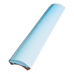 Kit 15 Cantoneiras Cerâmica Côncava para Piscina 3,5x25 - 3