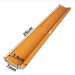 Kit 15 Cantoneiras Cerâmica Côncava para Piscina 3,5x25 - 8