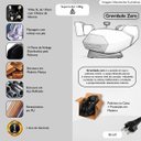 Ver imagem 7 de Poltrona de Massagem Elétrica Reclinação Gravidade Zero 3D Marvin Tela LCD PU Preto G94 - Gran Belo