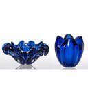 Ver imagem 3 de Cachepot Decoração Cristal Murano Azul Safira Sweet P