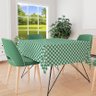4 Toalha Mesa TNT Xadrez Festa Junina Italiana Vd 140X140 - 1