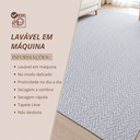 Ver imagem 5 de Tapete Sala Quarto Escritório 100% Algodão Antiderrapante 2,50 x 3,00 Lavável em Máquina Decoração