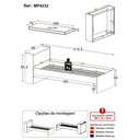 Ver imagem 4 de Cama de Solteiro com Colchão Incluso e Baú Embutido Multimóveis Mp4232