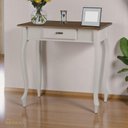 Ver imagem 5 de Aparador para Sala com Pés Luis Xv 1 Gaveta 1010 Linz Móveis - Off White/imbuia Glazer