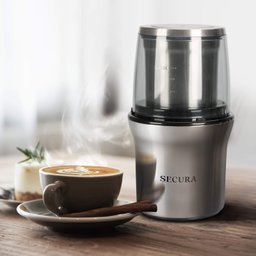 Secura Moedor Elétrico de Café e Especiarias com 2 Lâminas e Tigelas Removíveis - 8
