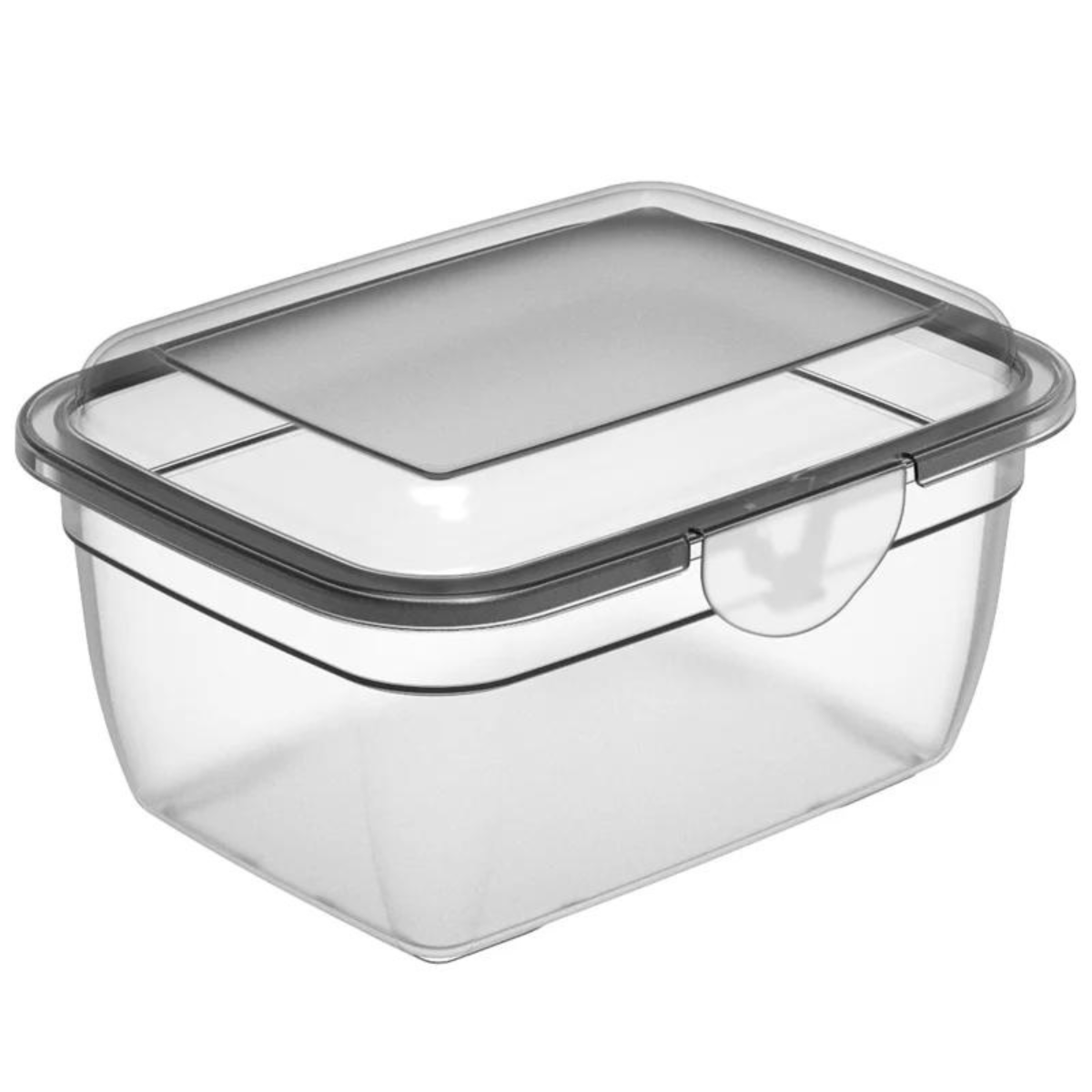 Pote Transparente com Tampa Click 800ml Uninjet