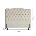 Ver imagem 2 de Cabeceira de Cama Box Viúva 128cm Dunas