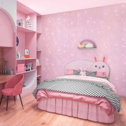 Papel de Parede Adesivo Lavavel Rosa Modelo Glitter Flores Furtacor Colorido - 2