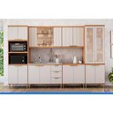 Ver mais imagens de Cristaleira Sala Elena Reflecta 70cm Platina MGM