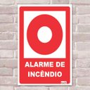Ver imagem 1 de Placa Decorativa Sinalização Alarme de incêndio-30X45Cm