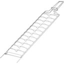 Ver imagem 1 de Grelha para Pães de Alho 74x15,5x3cm Churrasco Petiscos Arame de Aço Cromado Utimil