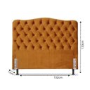 Ver imagem 2 de Cabeceira de Cama Box Viúva 128 Cm Dunas