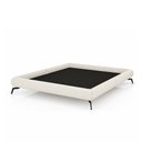 Ver imagem 2 de Cama King Japonesa 210cm Pés Alumínio Haru Courino Off White - Sallar Home