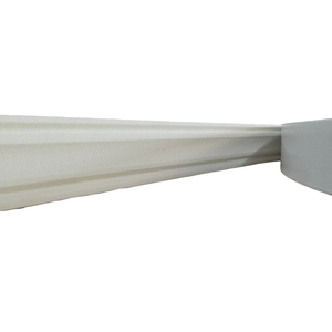 Boiserie Moldura Eva Autocolante Terra 3,5cmx8mm 15 Metros - Branco