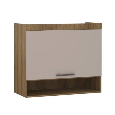 Guarda Roupa Dormitório Modulado Paris Módulo Ponte Aéreo Solteiro - Luciane 332:Avelã e Cinammon