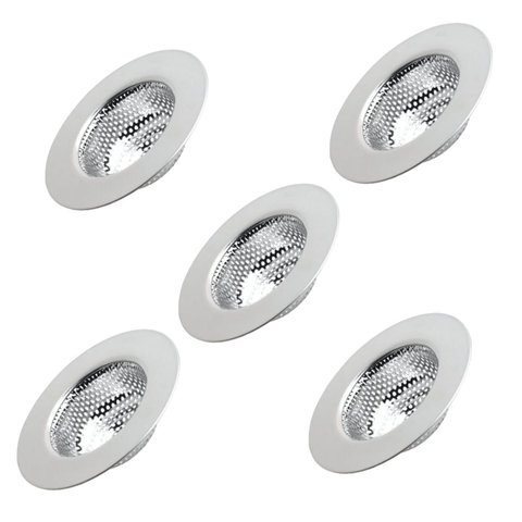 Ralinho para Pia Cozinha com Borda Inox Cromado 9cm | Utilimix | 05 Un