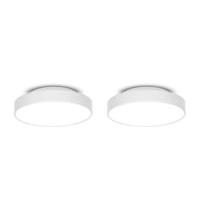 Kit com 2 Plafons para 3 Lâmpadas Redondo 36cm 7652 Jd Molina