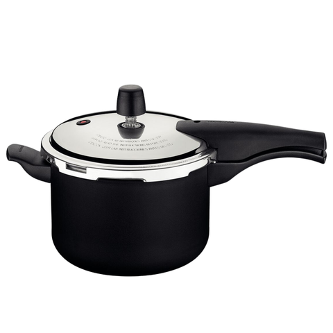 Panela de Pressão Fechamento Externo Antiaderente Tramontina 4,5 Litros Alumínio Preta
