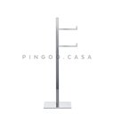 Ver imagem 2 de Porta Papel Higiênico De Piso Duplo Iquê Pingoo.casa - Prata