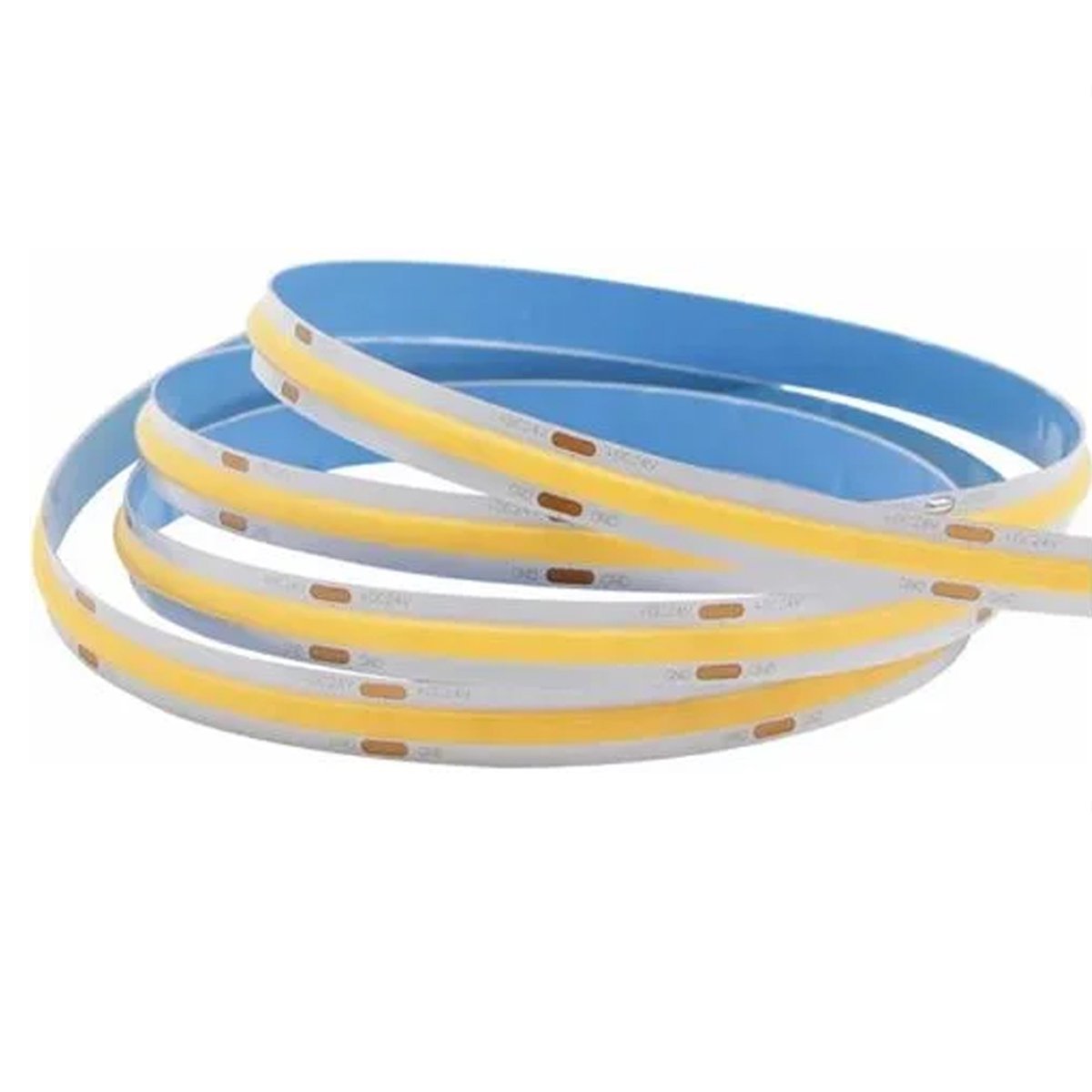 Fita de Led 12v COB 2700K Rolo 50 metros 10w Iluminaçao Ambiente Sala Quarto Cozinha Gesso Teto Reba - 8