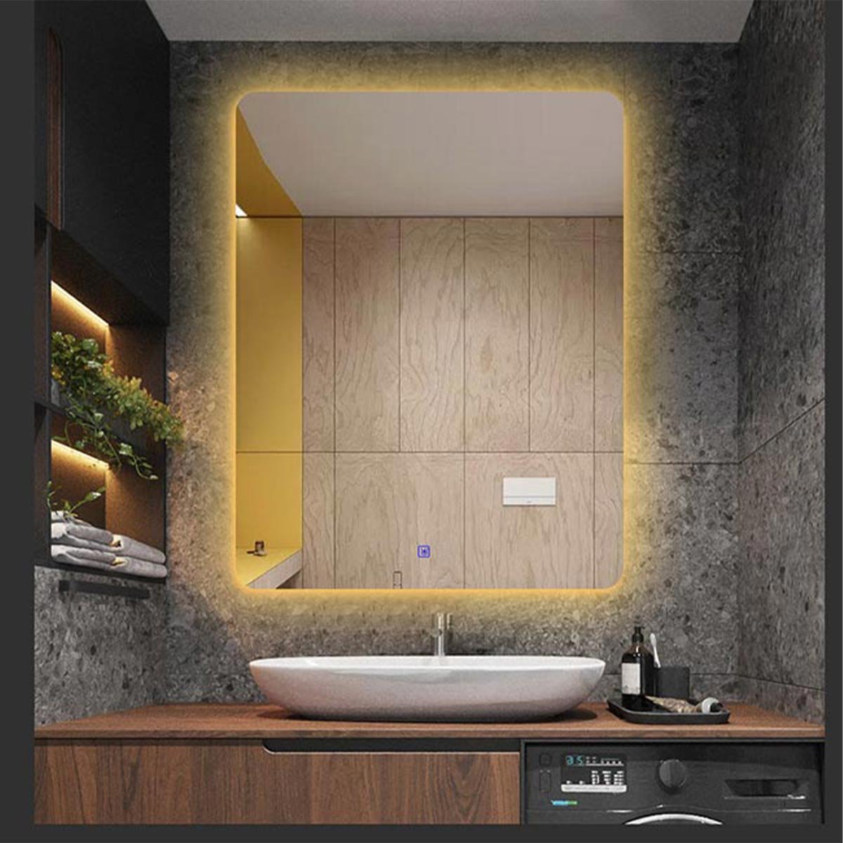 Fita de Led 12v COB 2700K Rolo 50 metros 10w Iluminaçao Ambiente Sala Quarto Cozinha Gesso Teto Reba - 4