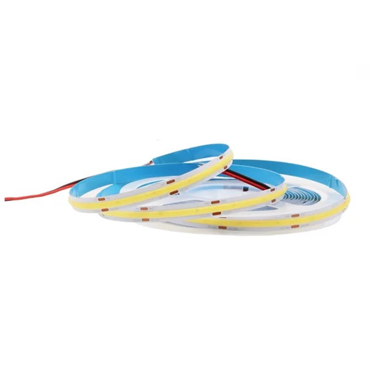 Fita de Led 12v COB 2700K Rolo 50 metros 10w Iluminaçao Ambiente Sala Quarto Cozinha Gesso Teto Reba - 9