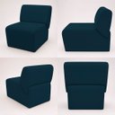 Ver imagem 6 de Kit 2 Poltronas Decorativas Zoe Orgânicas Modernas Minimalistas Sala Recepção Luxo Suede