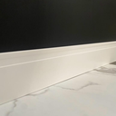 Ver imagem 3 de Kit Rodape 07cm Frisado Slim Branco 04PÇ (8MT) Rodapeshop